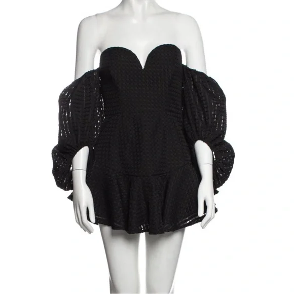 Shona Joy - Off-Shoulder Dress - LBD - Picture 3 of 5